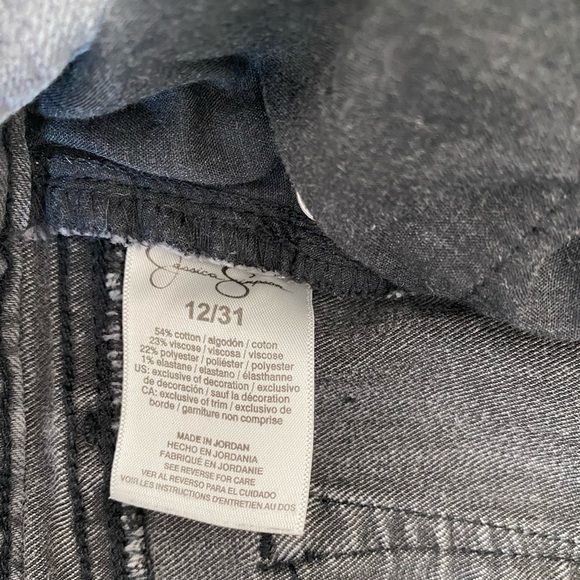 Jessica Simpson High Rise Skinny Jeans Size 12 - Picture 5 of 5